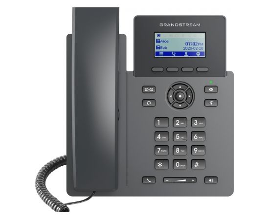 Grandstream Networks GRP2601P IP phone Black 2 lines LCD