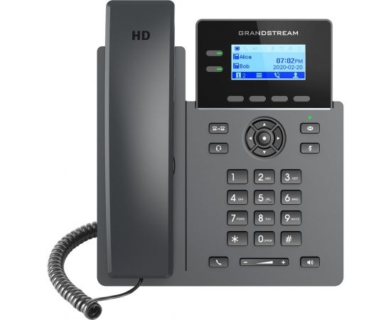 Grandstream Networks GRP2602P IP phone Black 2 lines LCD Wi-Fi