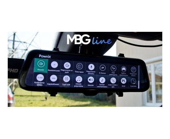 Video recorder mirror MBG LINE HS900 Pro Sony