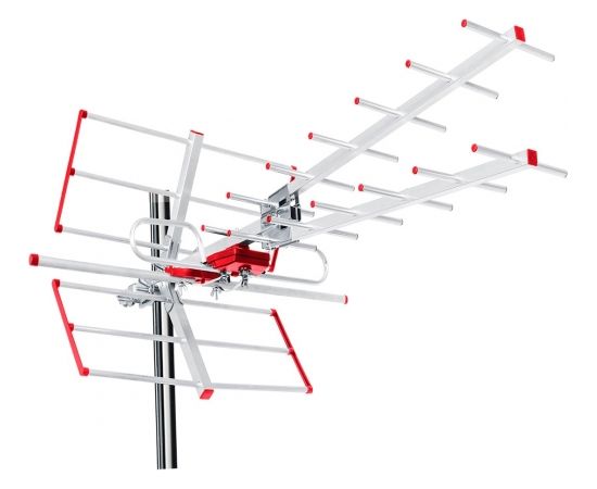 Maclean MCTV-855 Terrestrial TV DVB-T/T2 H.265 HEVC Antenna Combo UHF VHF Passive max 100dBμV Filter Lte