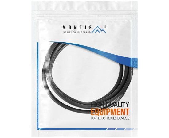 Montis DisplayPort v2.0 MT039-1.8m Black, Silver