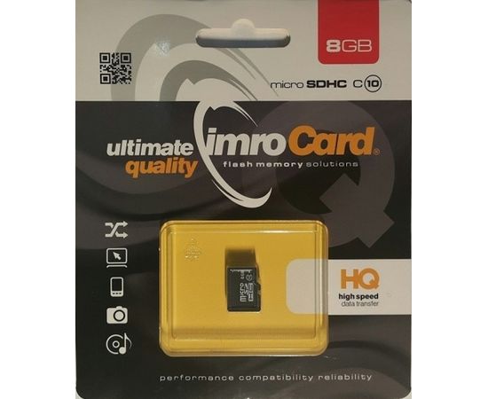 IMRO 10/8G memory card 8 GB MicroSDHC Class 10
