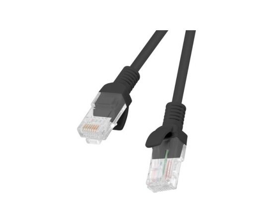 Lanberg PCU5-10CC-0025-BK networking cable Black 0.25 m Cat5e U/UTP (UTP)