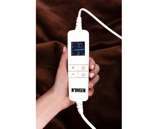 NOVEEN ELECTRIC BLANKET EB655 BROWN SUPER SOFT 180X130CM