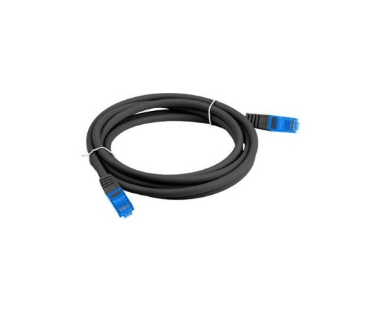 LANBERG PATCHCORD S/FTP CAT.6A 2M BLACK LSZH