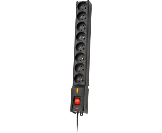 LESTAR LX 810 G-A 1.M power extension 1.5 m 230 AC outlet(s) Indoor Black