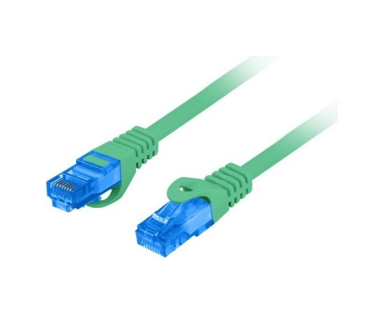 LANBERG PATCHCORD S/FTP CAT.6A 3M GREEN LSZH