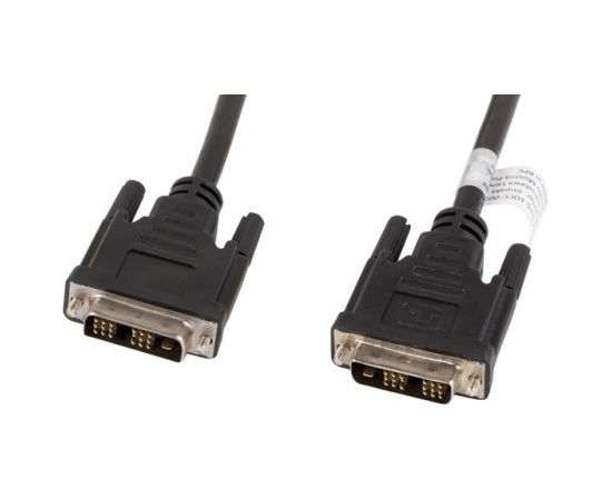 Lanberg CA-DVIS-10CC-0030-BK DVI cable 3 m DVI-D Black