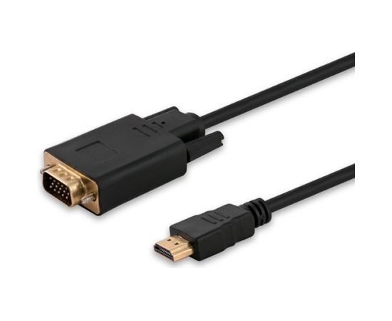 Savio CL-103 video cable adapter 1.8 m HDMI Type A (Standard) VGA (D-Sub) Black