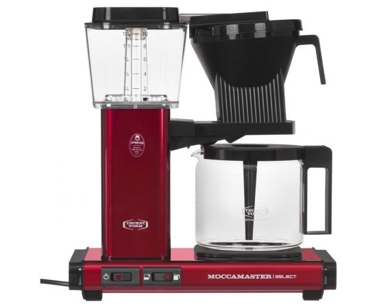 MOCCAMASTER KBG SELECT METALLIC RED DRIP COFFEE MAKER