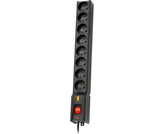 LESTAR 1966004055 power extension 3 m 230 AC outlet(s) Indoor Black