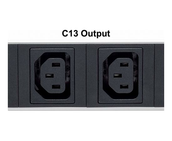 Intellinet 19" Intelligent 8-Port PDU, 19" Rackmountable C13 Intelligent Power Distribution Unit; Monitors Power, Temperature and Humidity (Euro 2-pin plug)