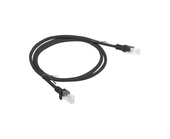 Lanberg PCU6-10CC-0100-BK networking cable Black 1 m Cat6 U/UTP (UTP)