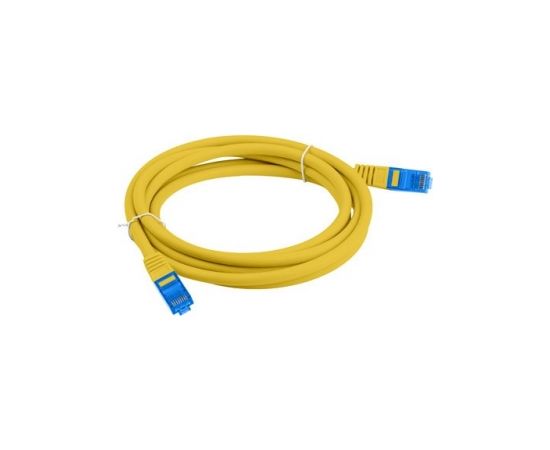 LANBERG PATCHCORD S/FTP CAT.6A 1M YELLOW LSZH