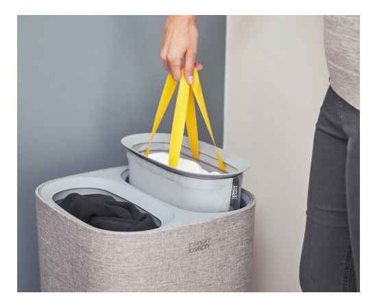 Joseph Joseph 50001 laundry basket 60 L Rectangular Cotton, Polyester Grey