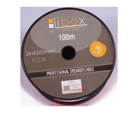 Libox  2×4,00mm LB0048 audio cable 100 m Transparent