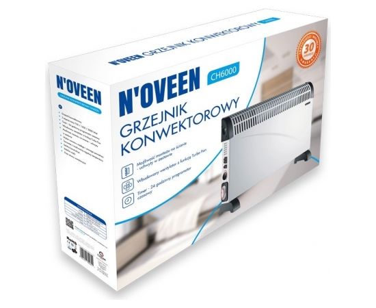 Noveen CONVECTOR HEATER CH-6000 TIMER TURBO FAN