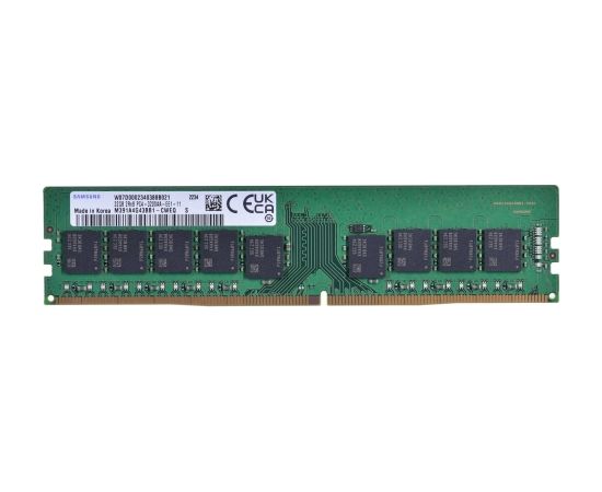 Samsung M391A4G43BB1-CWE memory module 32 GB 1 x 32 GB DDR4 3200 MHz ECC