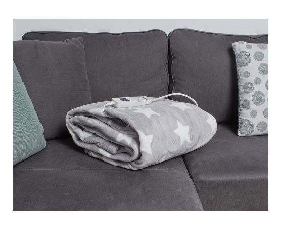 ELECTRIC BLANKET NOVEEN EB651 GREY STAR SUPER SOFT 180X130CM