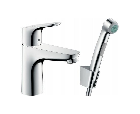 Hansgrohe Focus 100 izlietnes maisītājs ar bidetu, 1.60m, hroms