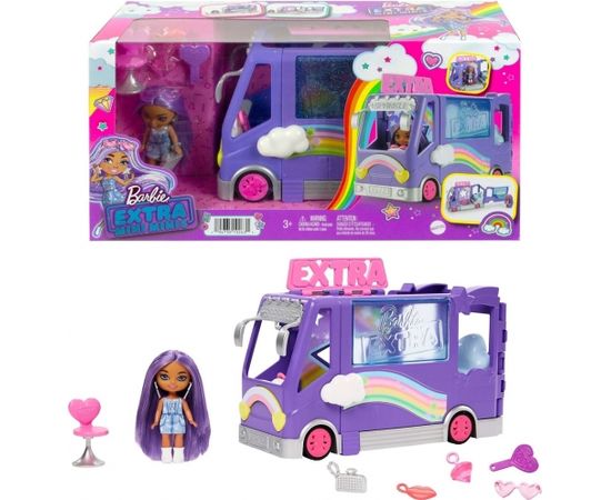 Mattel Barbie Extra Concert Minibus + Mini Minis Doll Set HKF84