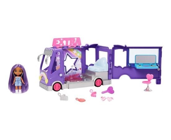 Mattel Barbie Extra Concert Minibus + Mini Minis Doll Set HKF84