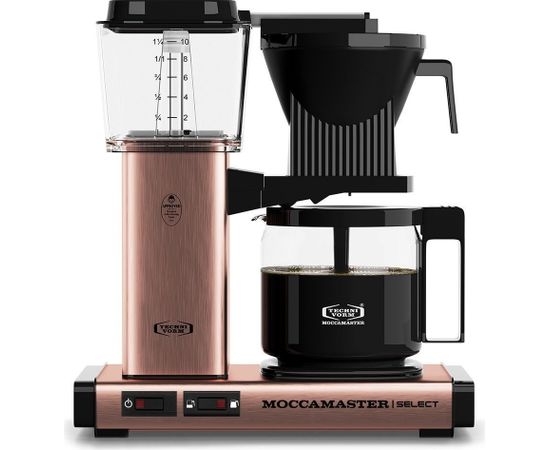 Moccamaster KBG Select Copper Fully-auto Drip coffee maker 1.25 L
