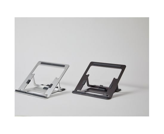 POUT EYES 3 ANGLE Aluminum portable laptop stand silver