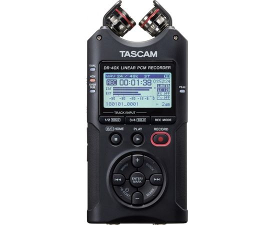 Tascam DR-40X dictaphone Flash card Black