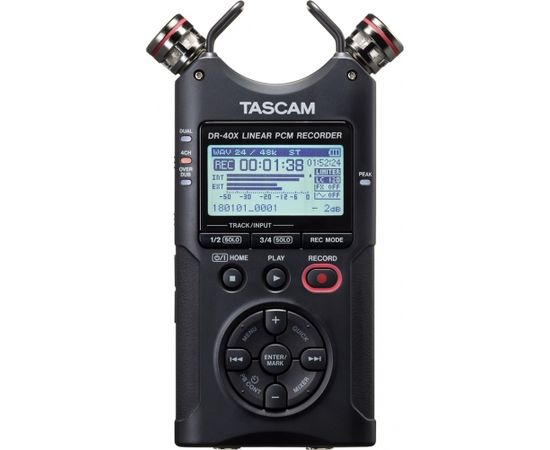 Tascam DR-40X dictaphone Flash card Black