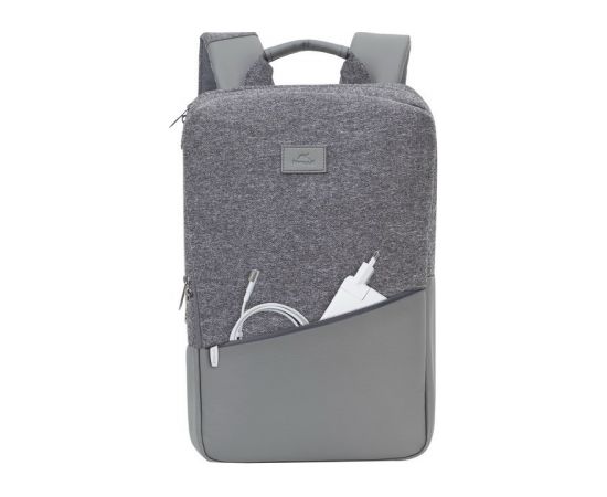 Rivacase 7960 notebook case 39.6 cm (15.6") Backpack case Grey