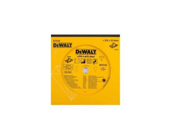 DeWALT DT3734-XJ Flīzēm griešanai Asmens - akmens/cements