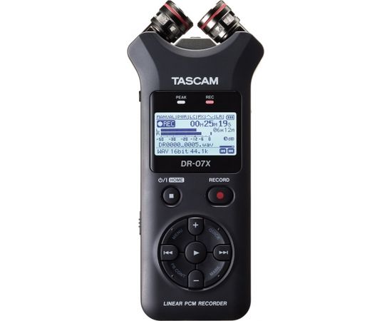 Tascam DR-07X dictaphone Flash card Black