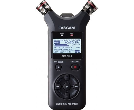 Tascam DR-07X dictaphone Flash card Black