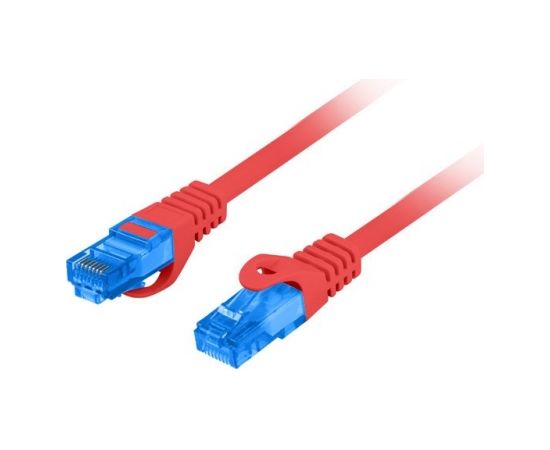 LANBERG PATCHCORD S/FTP CAT.6A 1.5M RED LSZH