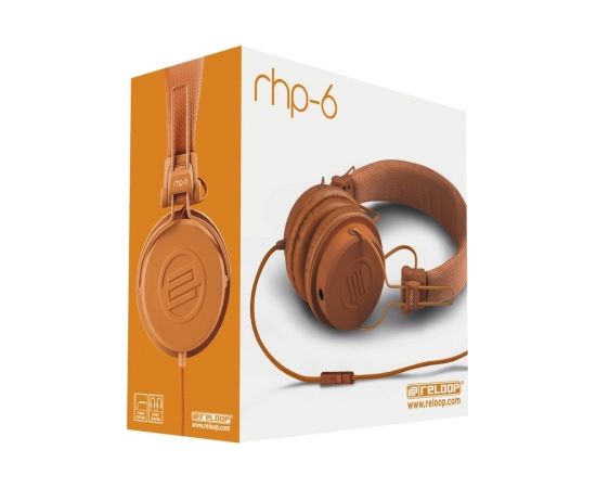 Reloop RHP-6 Headset Wired Head-band Calls/Music Orange DJ tehnika