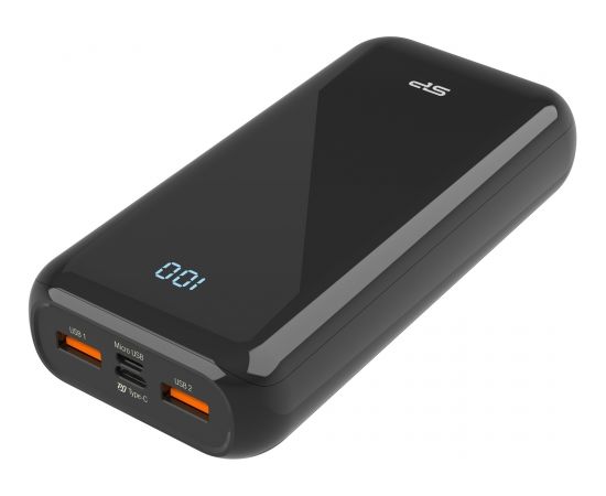 Silicon Power аккумуляторный банк QS28 20000 mAh, черный