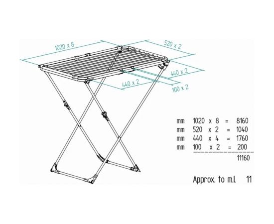 Clothes Drying Rack Vileda Doble