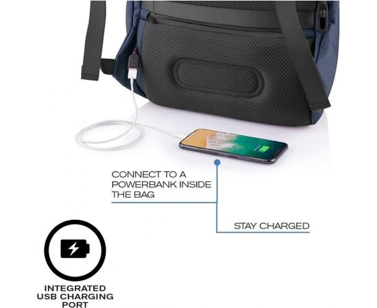 XD DESIGN ANTI-THEFT BACKPACK BOBBY SOFT NAVY P/N: P705.795