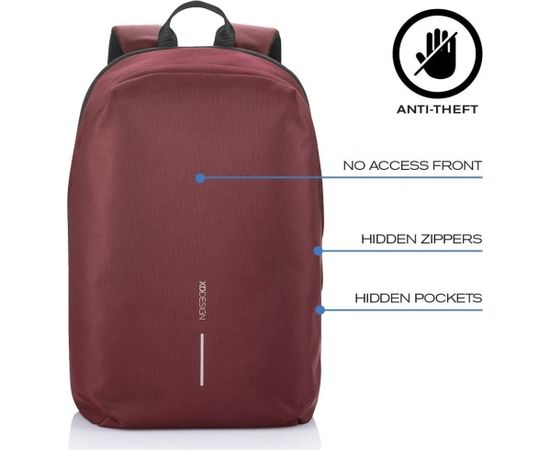 XD DESIGN ANTI-THEFT BACKPACK BOBBY SOFT RED P/N: P705.794