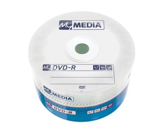 Verbatim My Media DVD-R Matt Silver 50 Pack Wrap Spindle