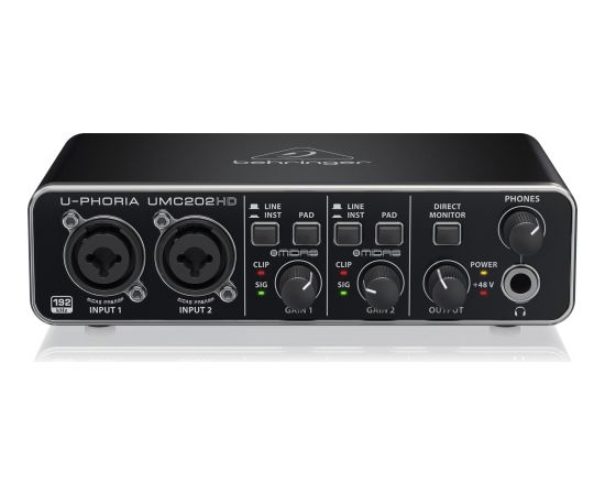 Behringer UMC202HD recording audio interface