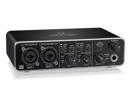 Behringer UMC202HD recording audio interface