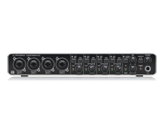 Behringer UMC404HD recording audio interface