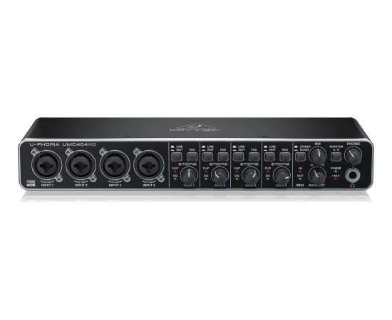 Behringer UMC404HD recording audio interface