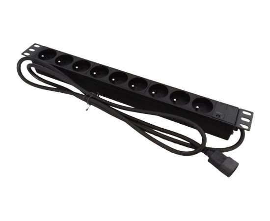 A-lan Alantec PZ09U power extension 1.8 m 9 AC outlet(s) Indoor Black