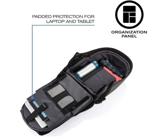 XD DESIGN ANTI-THEFT BACKPACK BOBBY HERO REGULAR BLACK P/N: P705.291