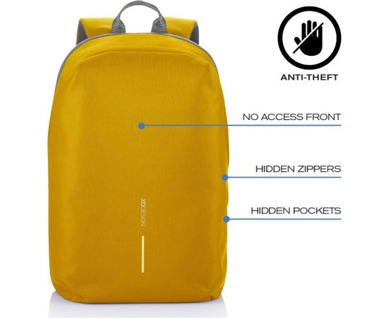 XD DESIGN ANTI-THEFT BACKPACK BOBBY SOFT YELLOW P/N: P705.798