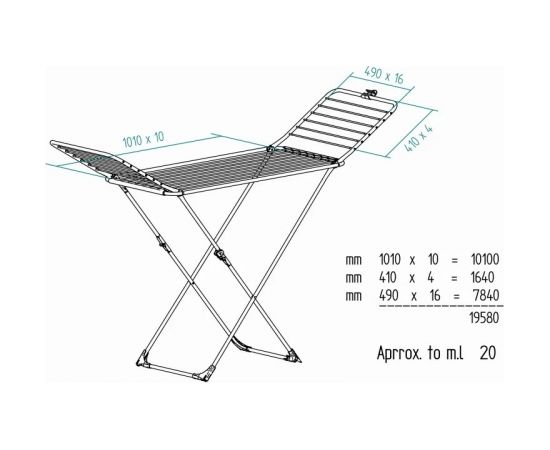 Clothes Drying Rack Vileda Extra