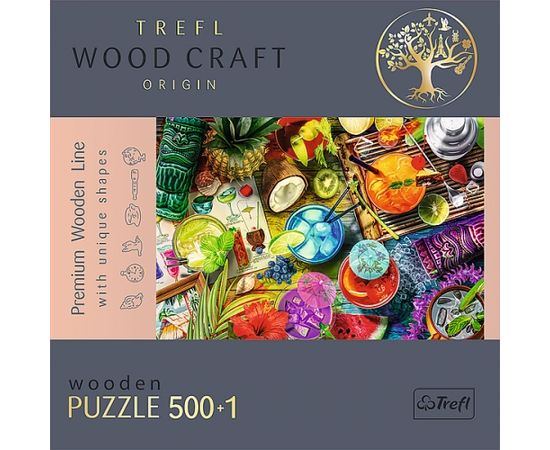 TREFL Koka puzle - Krāsaini kokteiļi, 500gb